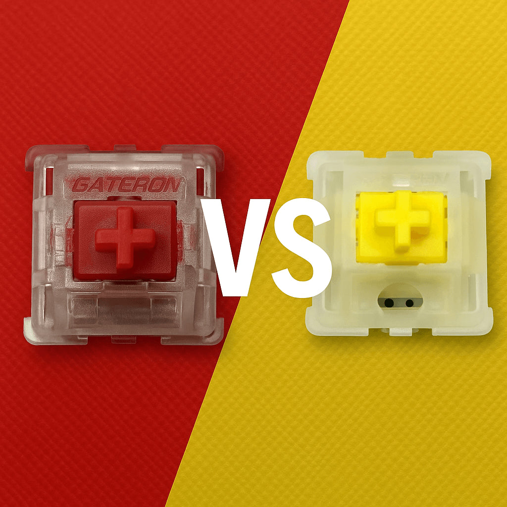Gateron Milky Red vs Gateron Milky Yellow Pro – Lichte vs Vollere Budget Linears