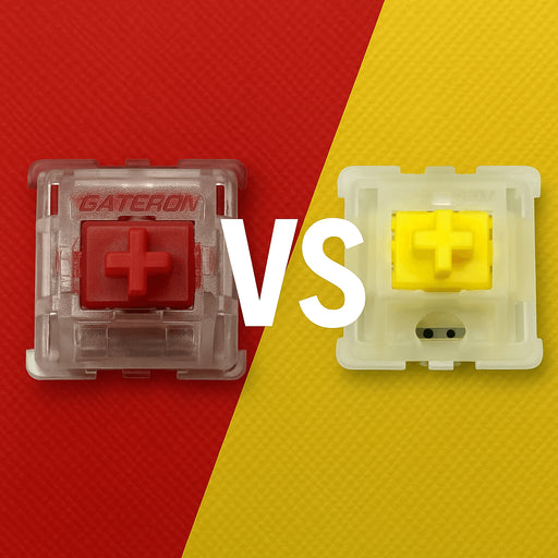 Gateron Milky Red vs Gateron Milky Yellow Pro – Lichte vs Vollere Budget Linears