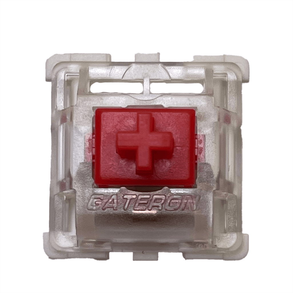 Gateron Milky Red – Linear – Zacht, Soepel & Stil Typen met Milky Feel