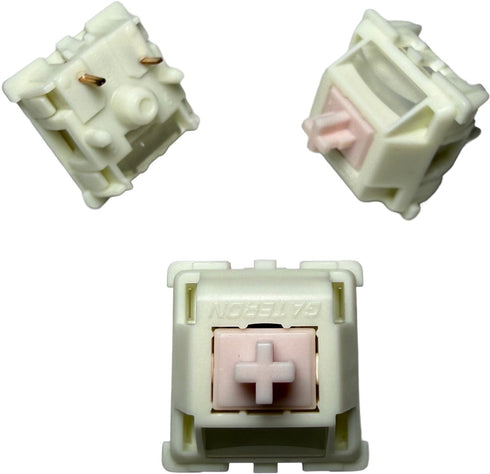 Gateron Smoothie Pink Silent Switches - Linear Silent - 30 pezzi