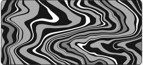 Mousepad Waves Grey XXL - 900 x 400 x 3 mm - Antislip