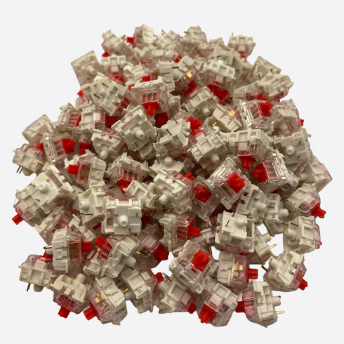 Gateron Milky Red Pro Switches – Linear – 30 pcs