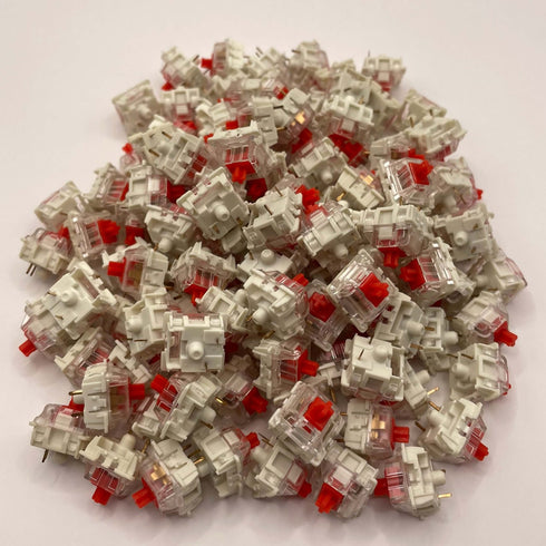 Gateron Milky Red Pro Switches - Lineari - 30 pezzi