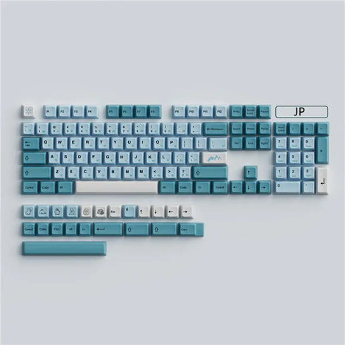 Toetsenbord met winterse flair – Iceberg keycaps brengen rust en helderheid in je setup