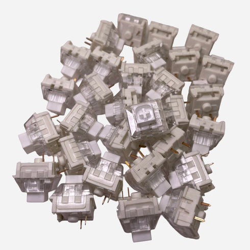 Switches Kailh BOX V2 White – Clicky – 30 pièces