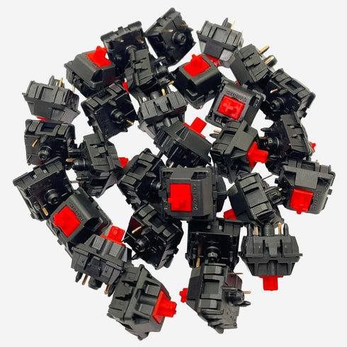 Cherry MX2A Red linear switches pile for mechanical keyboards