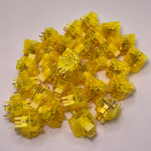 Gateron Ink V2 Yellow Switches - Linear - 30 pieces