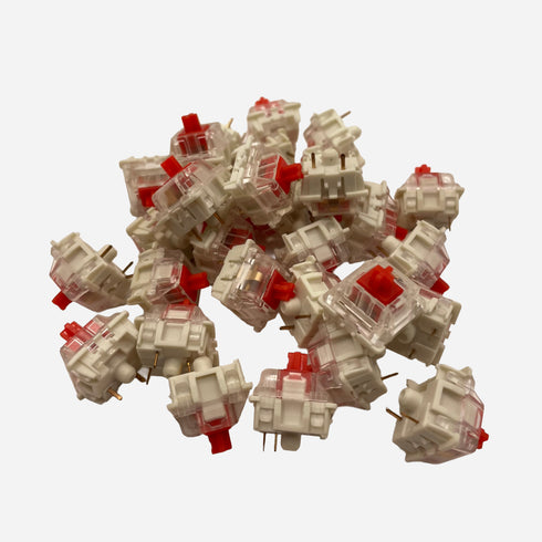 Gateron Milky Red Pro Switches – Linear – 30 pcs