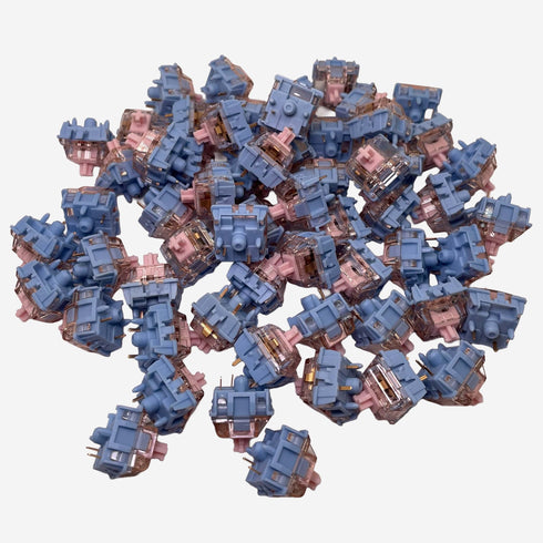 Gateron Melodic mechanical keyboard switches bulk view