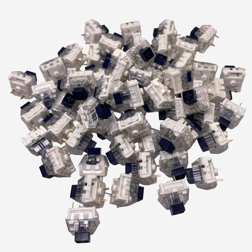 Kailh BOX Navy mechanical keyboard switches bulk view