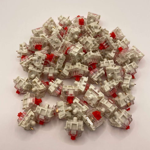 Gateron Milky Red Pro Switches - Lineari - 30 pezzi