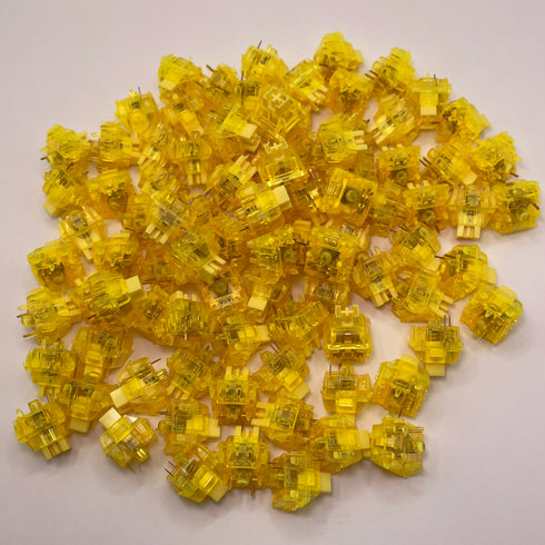 Gateron Ink V2 Yellow Switches - Linear - 30 pieces