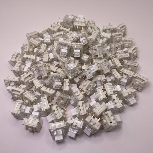 Switches Kailh BOX V2 White – Clicky – 30 pièces