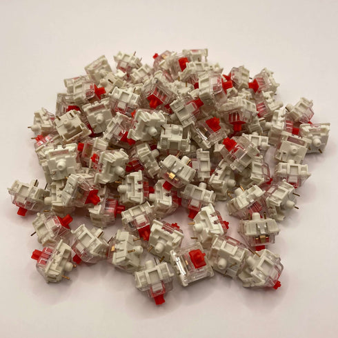 Gateron Milky Red Pro Switches - Lineari - 30 pezzi