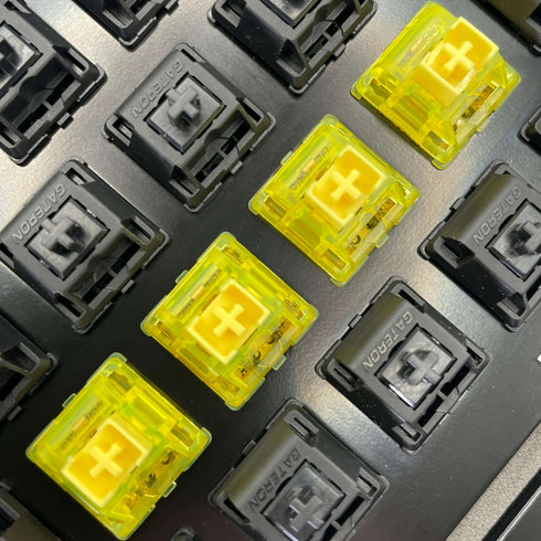 Gateron Ink V2 Yellow Switches - Lineales - 30 piezas