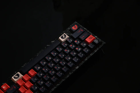 Wukds Dead Silence Tastenkappen-Set | PBT | ANSI | 168 Tasten