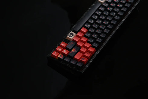 Wukds Dead Silence Tastenkappen-Set | PBT | ANSI | 168 Tasten