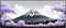 Fuji Blossom Purple anti-slip desk mat for mechanical keyboard setup