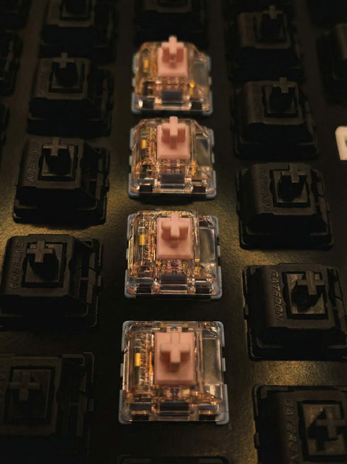 Custom keyboard build with Gateron Melodic clicky switches