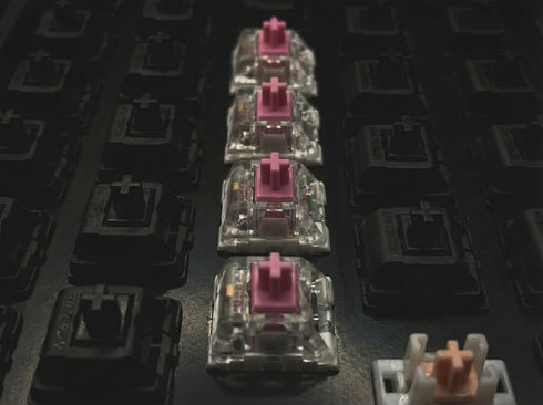 Kailh Speed Pink Switches - Clicky - 30 pieces