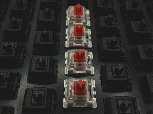 Gateron Milky Red Pro Switches – Linear – 30 pcs