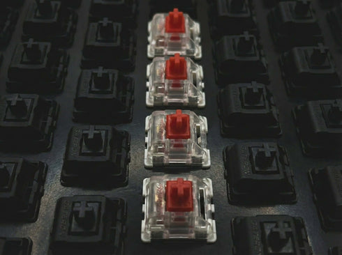 Custom keyboard build with Gateron Milky Red Pro linear switches