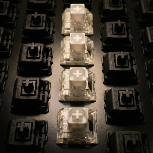 Switches Kailh BOX V2 White – Clicky – 30 pièces