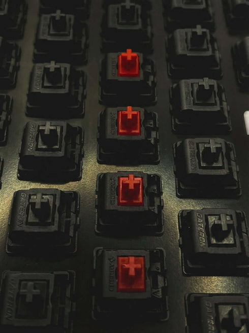 Custom keyboard build with Cherry MX2A Red linear switches