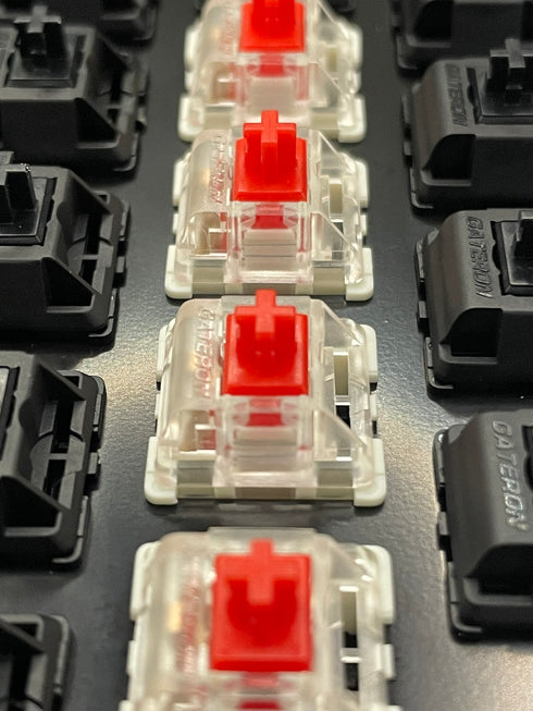 Gateron KS-9 Red Switches - Linear - 30 Stück