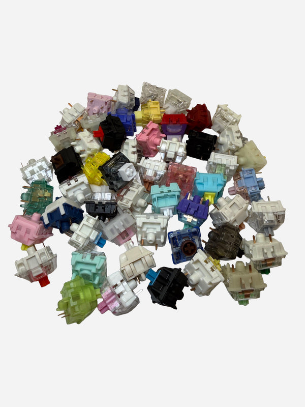 Switch Test Pack – 52 Varianten – Lineair, Tactile & Clicky – Sample Set
