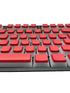Rode PBT keycaps met lichtdoorlatende randen – compatibel met Cherry MX switches