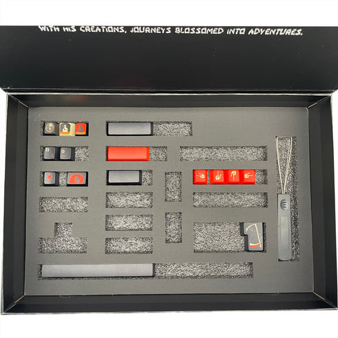 Wukds Dead Silence Tastenkappen-Set | PBT | ANSI | 168 Tasten