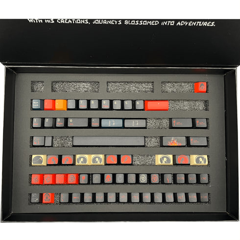 Set de Keycaps Wukds Dead Silence | PBT | ANSI | 168 Teclas