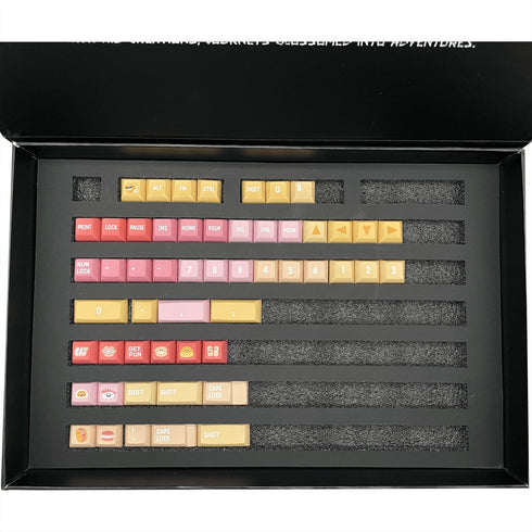 Set de Keycaps Wukds Snacks | PBT | ANSI | 172 Teclas