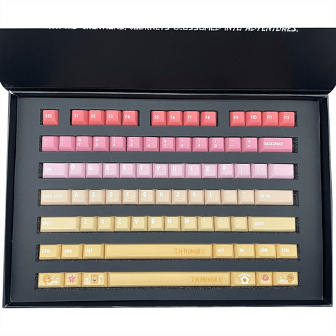 Set de Keycaps Wukds Snacks | PBT | ANSI | 172 Teclas