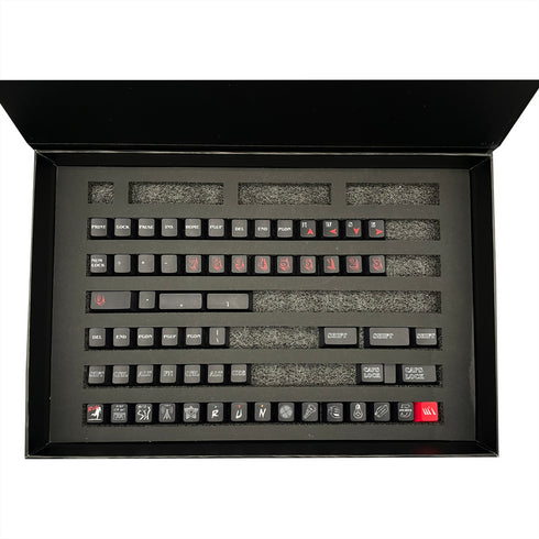 Wukds Stranger Things Hawkins Tastenkappen-Set | PBT | ANSI | 172 Tasten