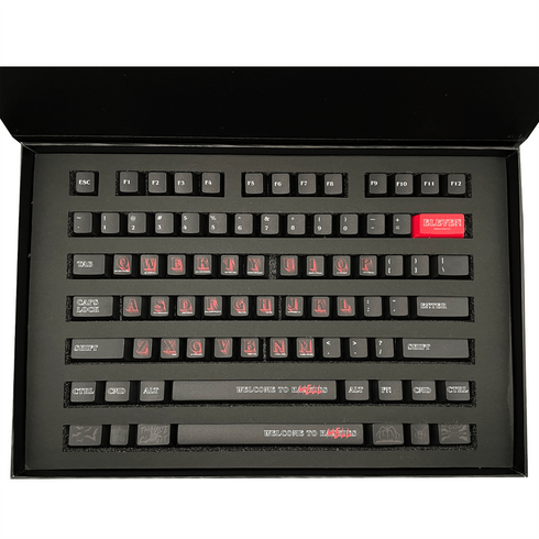 Wukds Stranger Things Hawkins Keycaps Set | PBT | ANSI | 172 Keys