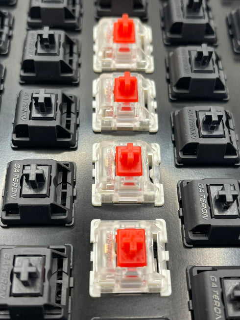 Gateron Milky Red Pro Switches - Linear - 30 stuks