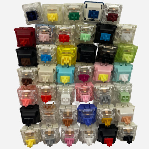 Switch Test Pack – 40 Variantes – Linéaire, Tactile & Clicky – Set d’Échantillons