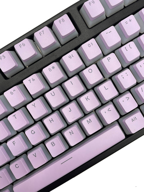 Paars Pudding Keycaps | OEM | PBT | Double Shot | 130 Keys