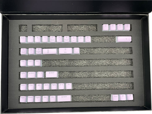 Paars Pudding Keycaps | OEM | PBT | Double Shot | 130 Keys