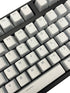 White Pudding Keycaps | OEM | PBT | Double Shot | 130 Keys