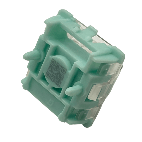 Gateron Magnetic Jade switch close-up with green housing