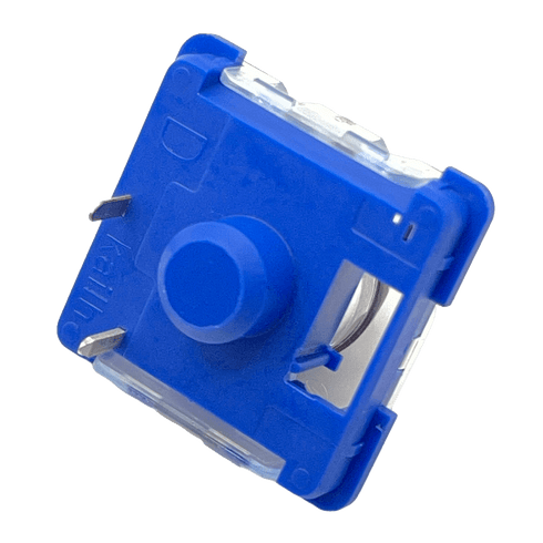 Kailh Choc V2 Deep Sea Whale switch close-up with blue housing
