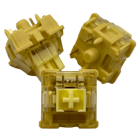 Akko V3 Cream Yellow Pro switches set for mechanical keyboards