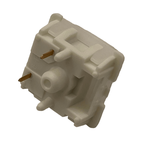 Gateron Raw switch close-up with cream housing