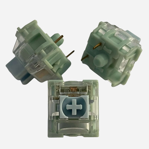 TTC Bluish White Silent V2 silent tactile switches for custom keyboards