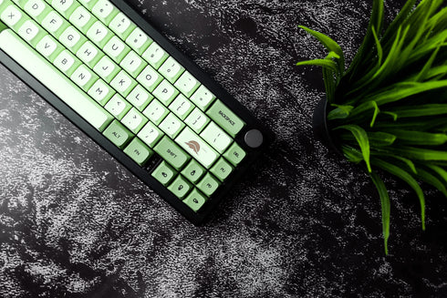 Matcha keycaps layout in doos – overzicht van alle 124 toetsen in XDA-profiel