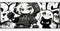 Skelly Girl XXL gaming mousepad 900 x 400 mm