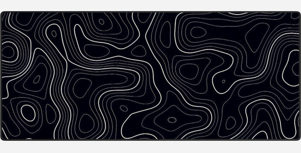 Black Topography Mousepad XXL - 900 x 400 x 3 mm - Antislip